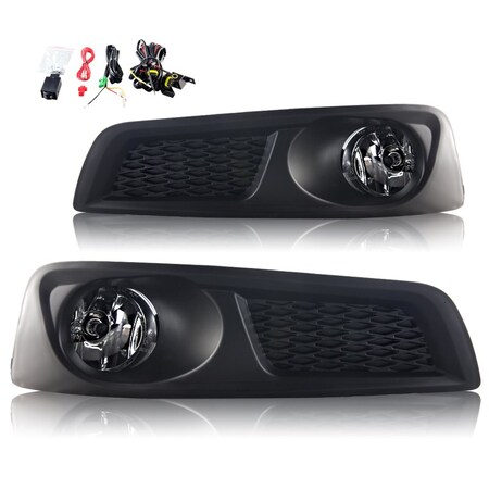 Winjet Fog Lights - Clear - Wiring Kit Included CFWJ-0446-C